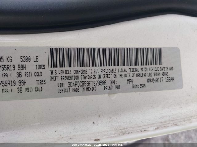 3C4PDCBB9FT678986 Dodge Journey Sxt