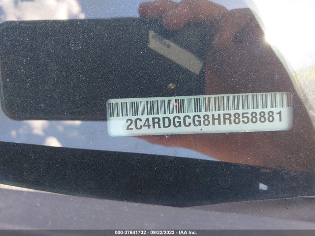 Dodge Grand Caravan Sxt 2017 2C4RDGCG8HR858881 Image 9