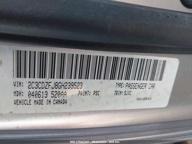 Dodge Challenger 392 Hemi Scat Pack Shaker 2016 2C3CDZFJ8GH239523 Image 9