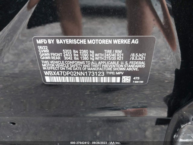 BMW X3 Sdrive30i 2022 аукцион фото