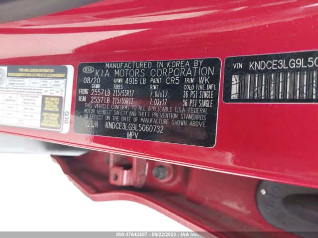 KNDCE3LG9L5060732 KIA Niro Ev Ex Premium