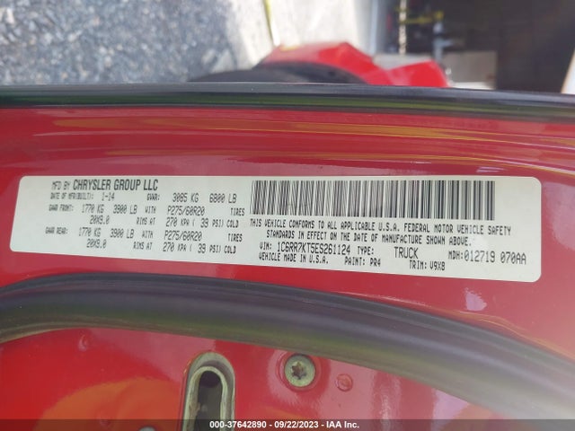 RAM 1500 Express 2014 1C6RR7KT5ES261124 Image 9