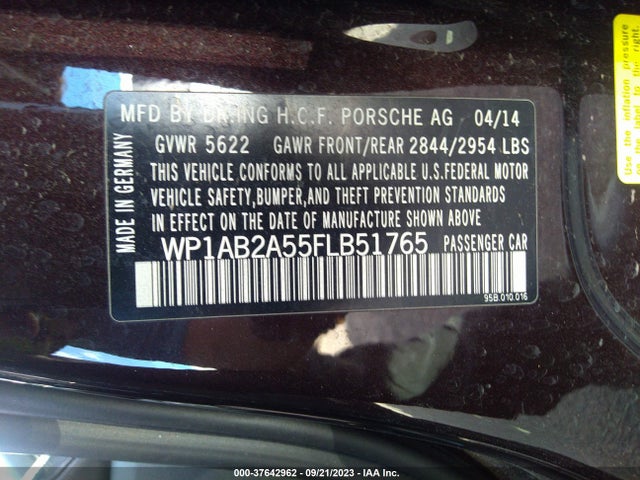 2015 PORSCHE MACAN WP1AB2A55FLB51765 Photo 8