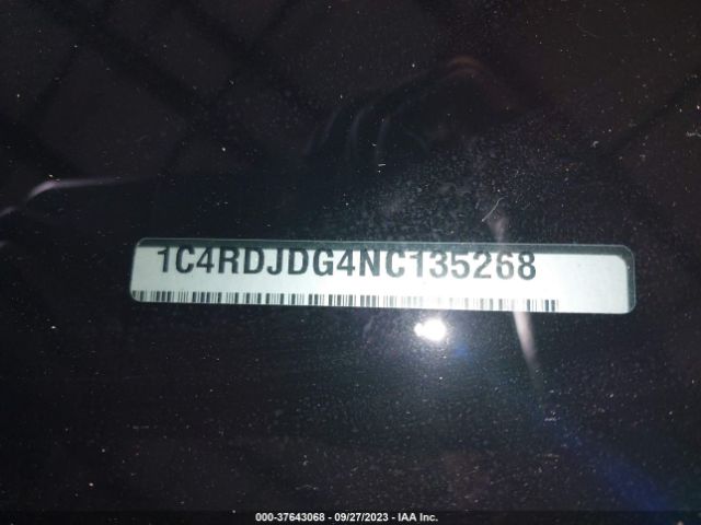 1C4RDJDG4NC135268 Dodge Durango Gt Plus Awd
