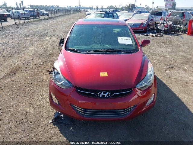 2013 HYUNDAI ELANTRA LIMITED PZEV VIN: 5NPDH4AE3DH439942