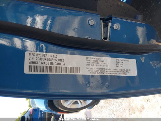 Dodge Charger Sxt 2023 2C3CDXBG8PH530182 Image 9