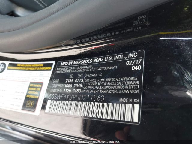 55SWF4KB9HU211563 Mercedes-Benz C 300 Sport 4matic/luxury 4matic/4matic
