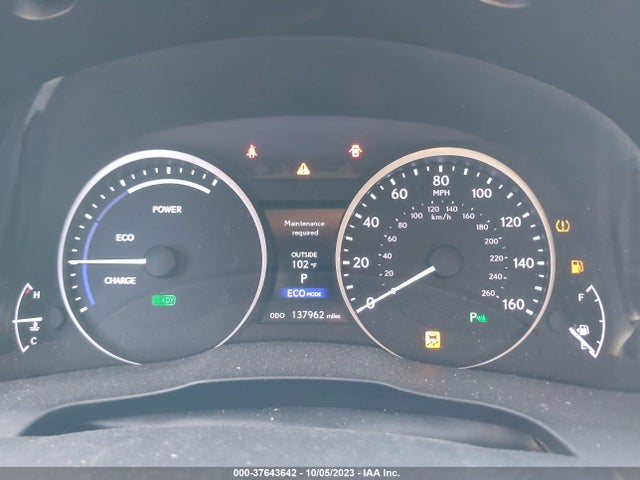 JTHBW1GG7E2074199 Lexus Es 300h Hybrid