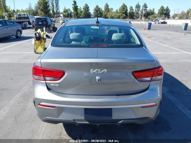 3KPA24AD6NE464187 KIA RIO S