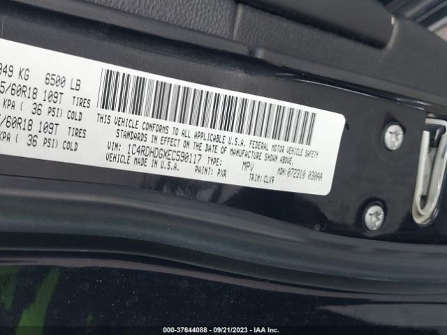 1C4RDHDGXEC590117 Dodge DURANGO LIMITED