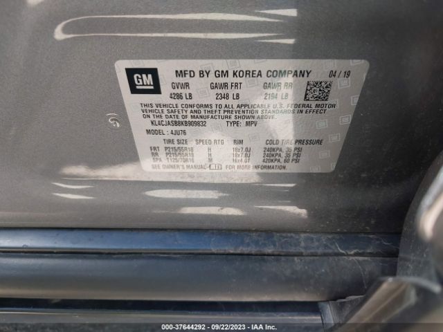 KL4CJASB8KB909832 Buick Encore Preferred