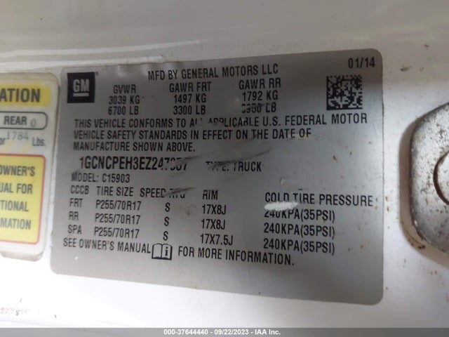 Chevrolet Silverado 1500 Work Truck 2014 1GCNCPEH3EZ247357 Image 16