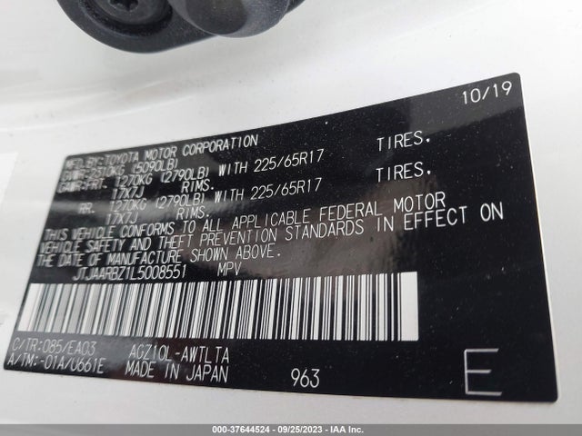 JTJAARBZ1L5008551 Lexus Nx Nx 300