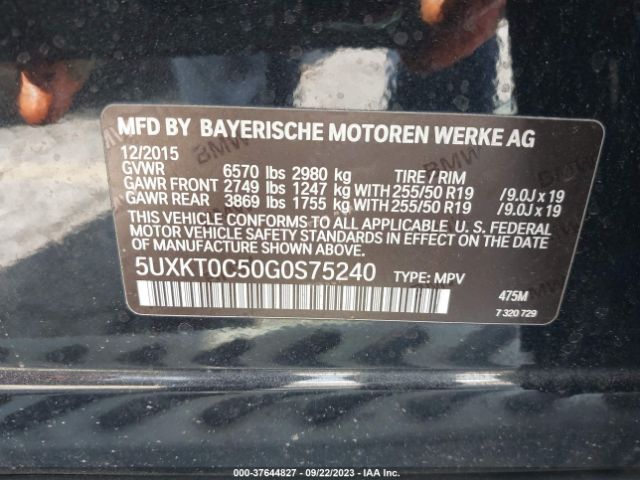 5UXKT0C50G0S75240 BMW X5 Edrive Xdrive40e