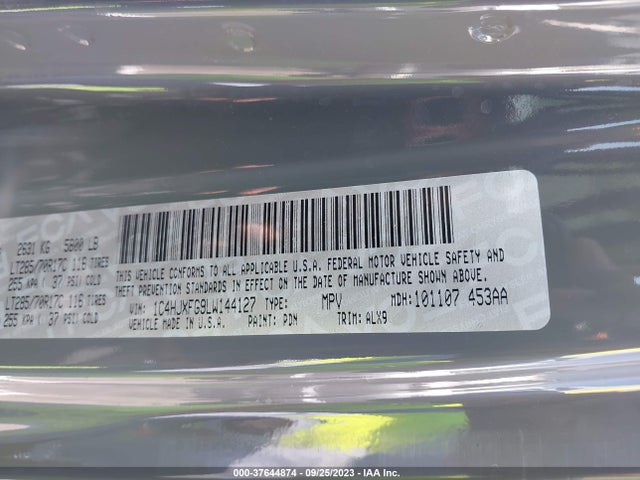 1C4HJXFG9LW144127 Jeep Wrangler Unlimited Rubicon