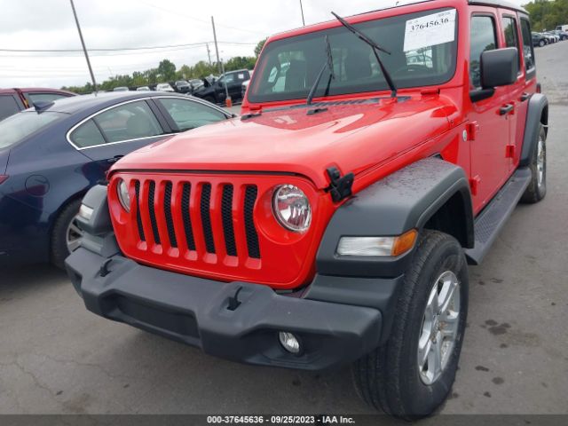 1C4HJXDG9JW113458 Jeep Wrangler Unlimited Sport S