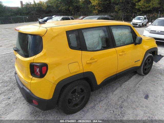 2016 JEEP RENEGADE SPORT VIN: ZACCJAAT0GPC67815