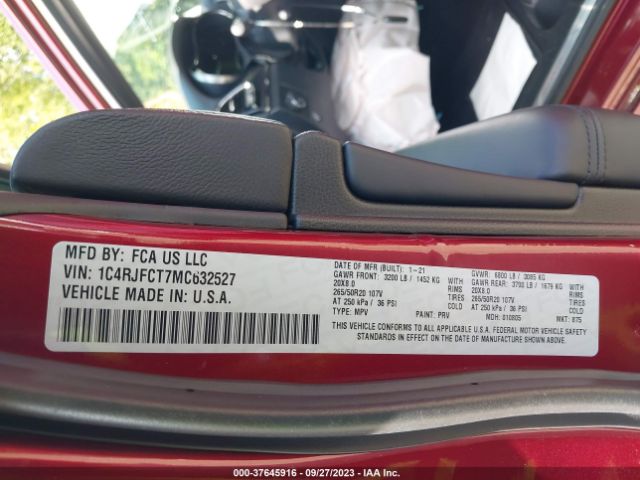 2021 JEEP GRAND CHEROKEE 1C4RJFCT7MC632527 Photo 8