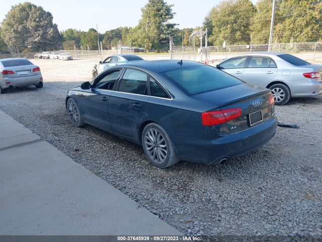 2012 AUDI A6 3.0T PREMIUM PLUS VIN: WAUGGAFC9CN139937
