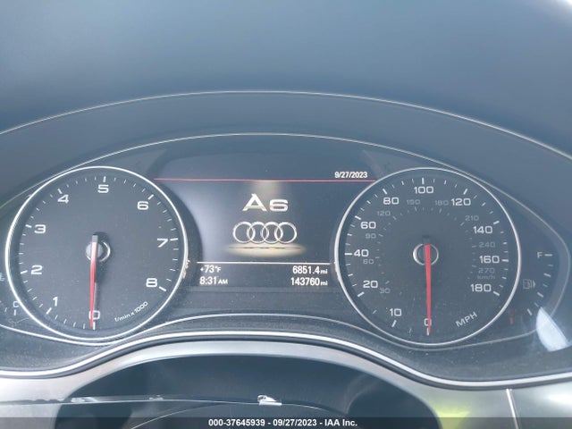 2012 AUDI A6 3.0T PREMIUM PLUS VIN: WAUGGAFC9CN139937