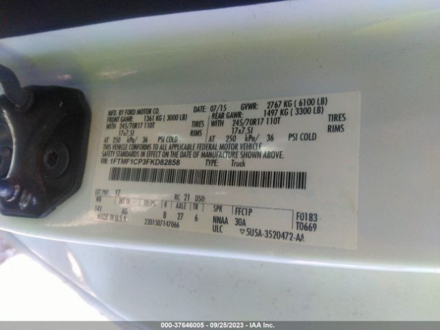 1FTMF1CP3FKD82858 Ford F-150 Xl/xlt