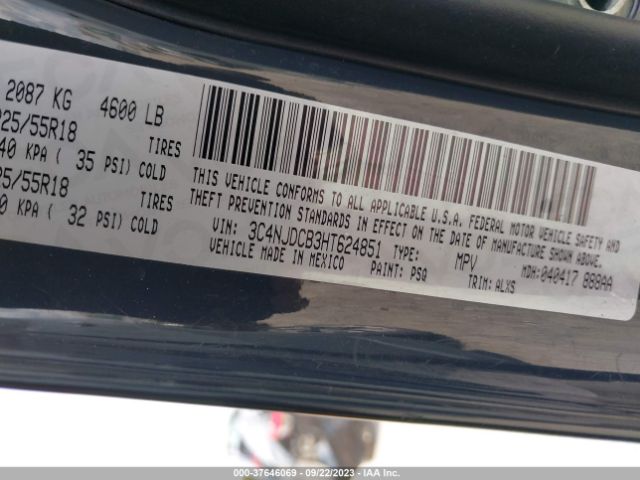 3C4NJDCB3HT624851 Jeep Compass Limited