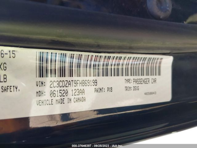 2C3CDZAT9FH869199 Dodge Challenger R/t