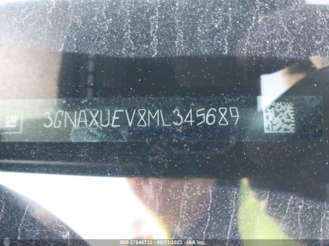 2021 CHEVROLET EQUINOX 3GNAXUEV8ML345689 Photo 8