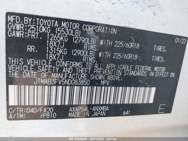 Toyota Rav4 Prime Se 2022 JTMAB3FV5ND083850 Image 16