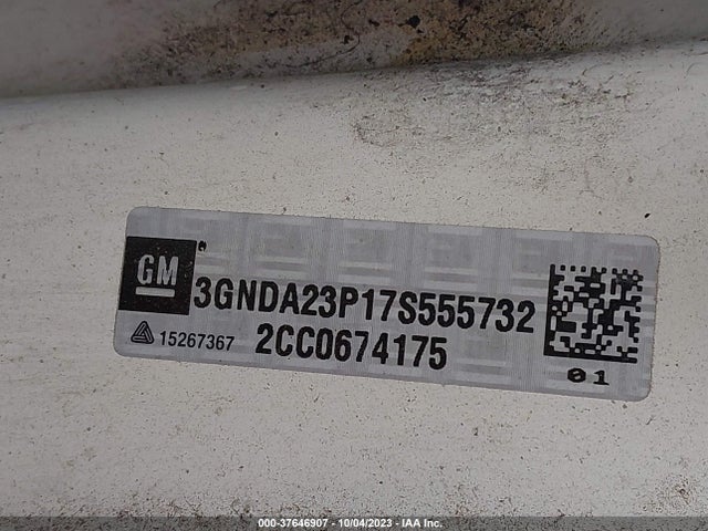 2007 CHEVROLET HHR LT VIN: 3GNDA23P17S555732