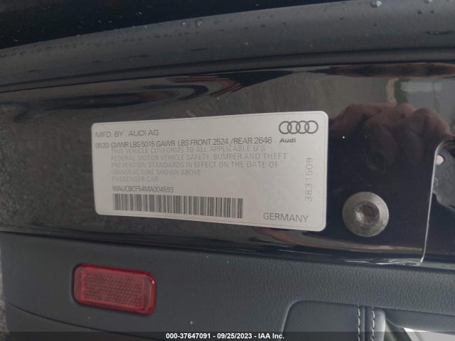 WAUCBCF54MA004593 Audi A5 Sportback Premium Plus