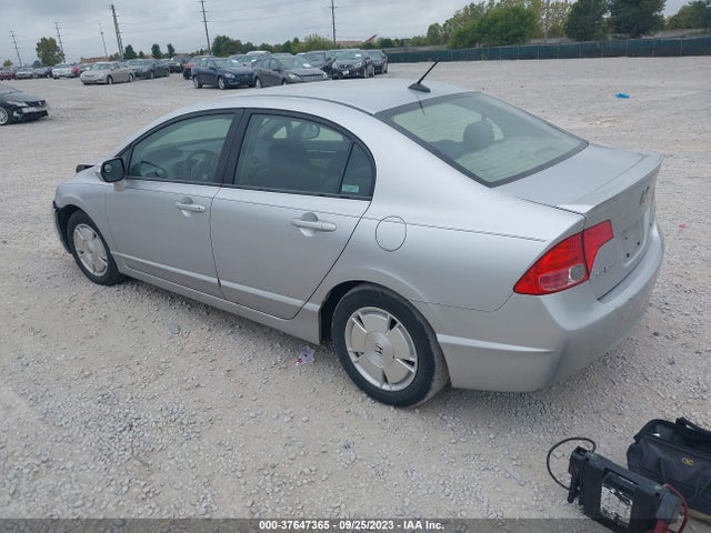 37647365 :رقم المزاد ، JHMFA36267S015732 vin ، 2007 Honda Civic Hybrid مزاد بيع