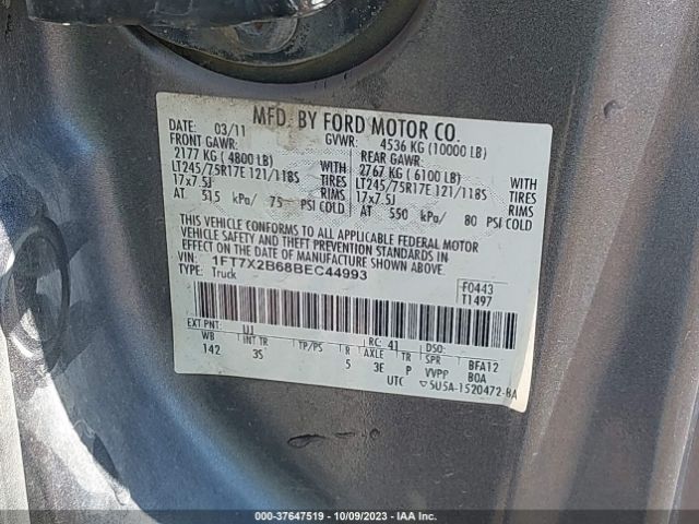 2011 FORD SUPER DUTY F-250 1FT7X2B68BEC44993 Photo 8