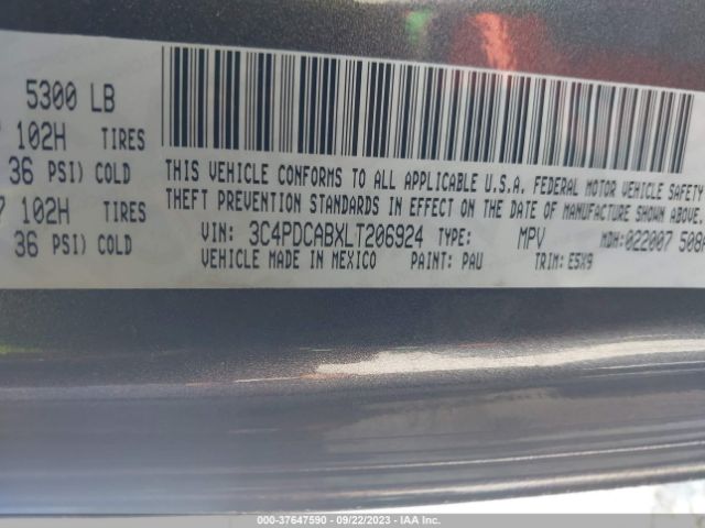 3C4PDCABXLT206924 Dodge Journey Se Value