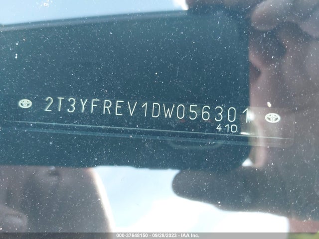 2013 TOYOTA RAV4 LIMITED VIN: 2T3YFREV1DW056301