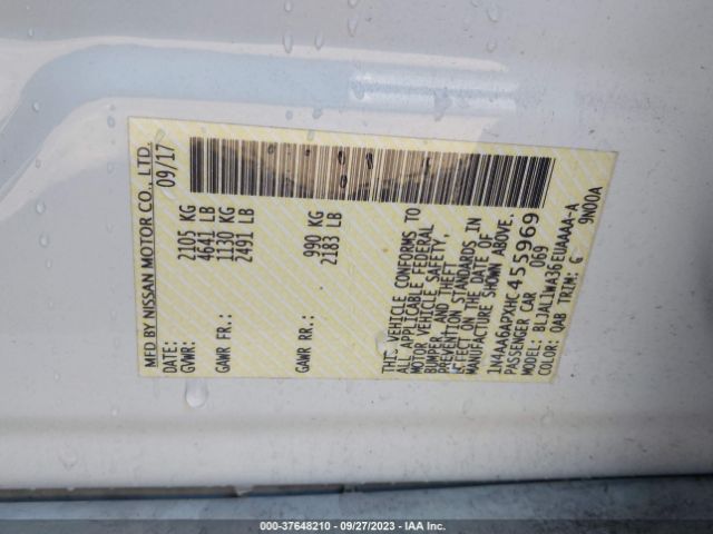 1N4AA6APXHC455969 Nissan Maxima Sr