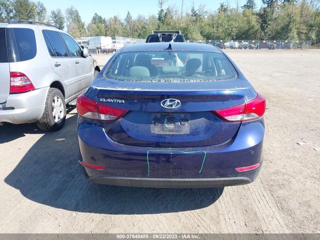2014 HYUNDAI ELANTRA SE VIN: 5NPDH4AE6EH487226