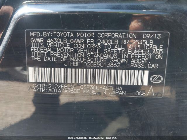 JTHBF1D25E5013862 Lexus IS 250