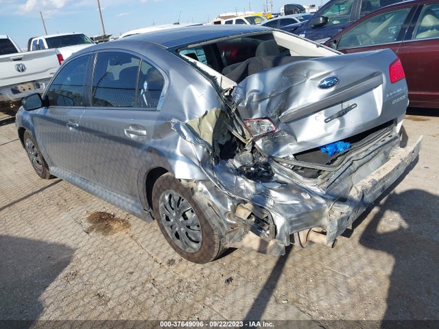 2011 SUBARU LEGACY 2.5I VIN: 4S3BMBA6XB3259480