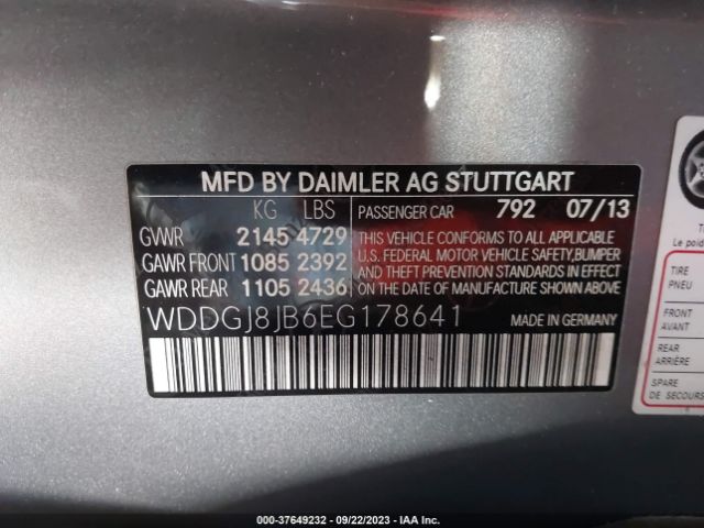 WDDGJ8JB6EG178641 Mercedes-Benz C-class C 350