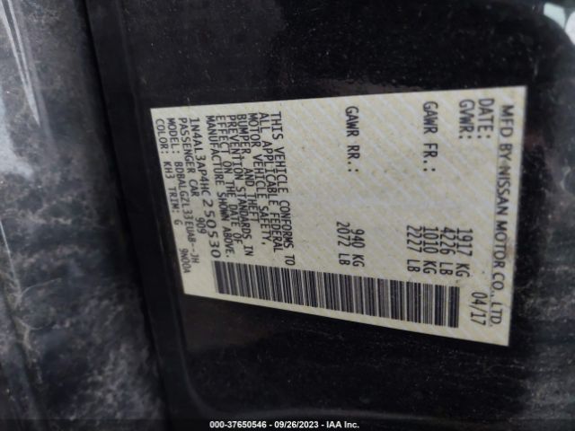 1N4AL3AP4HC250530 Nissan Altima 2.5 S