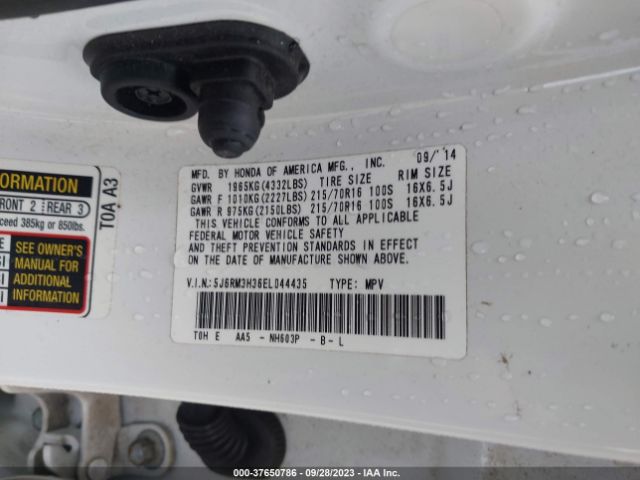 5J6RM3H36EL044435 Honda CR-V LX
