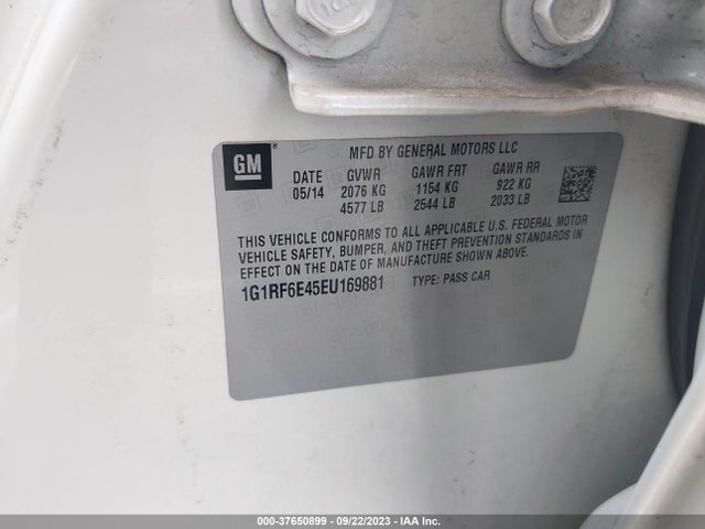 Chevrolet Volt 2014 1G1RF6E45EU169881 Image 9