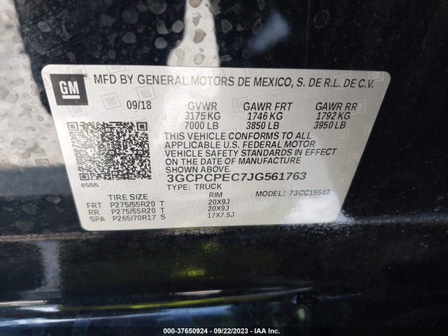 Chevrolet Silverado 1500 Custom 2018 3GCPCPEC7JG561763 Image 9