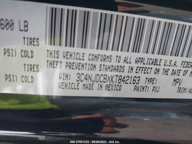 Jeep Compass Limited 2019 3C4NJDCBXKT842163 Image 9