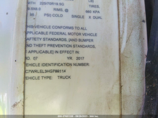 2017 Ram 4500, VIN: 3C7WRLEL3HG789114