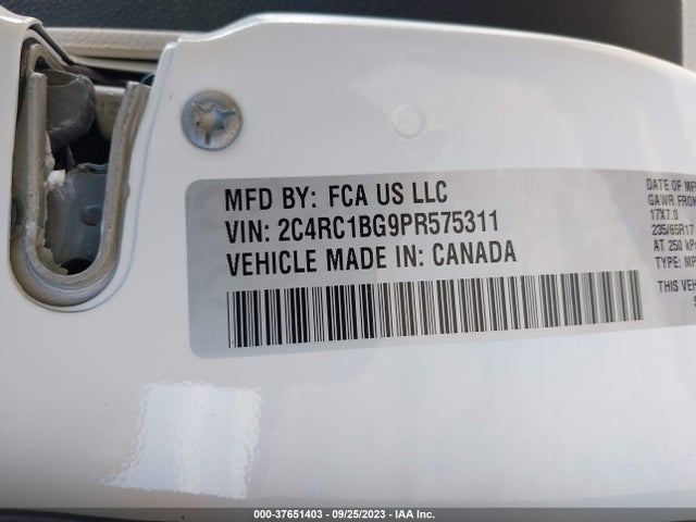 Chrysler Pacifica Touring L 2023 2C4RC1BG9PR575311 Image 9