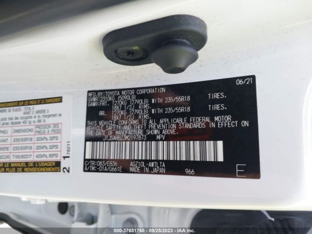 2021 LEXUS NX JTJSARBZ3M2197873 Photo 8