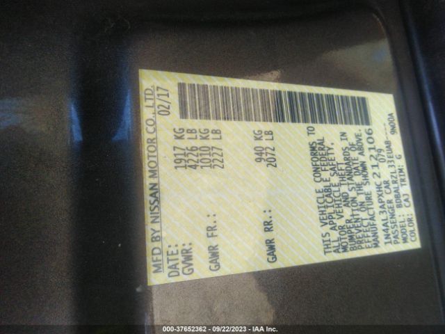 1N4AL3APXHC212106 Nissan Altima 2.5 Sl