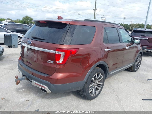 2016 FORD EXPLORER PLATINUM VIN: 1FM5K8HT7GGC52936